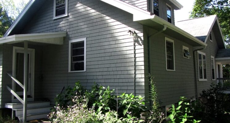 grey exterior of home in Lexington Ma