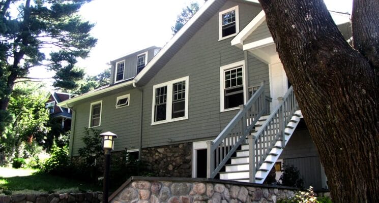 grey exterior of home in Lexington Ma